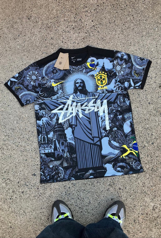 Stüssy x Brazil "Jesus" Special Jersey
