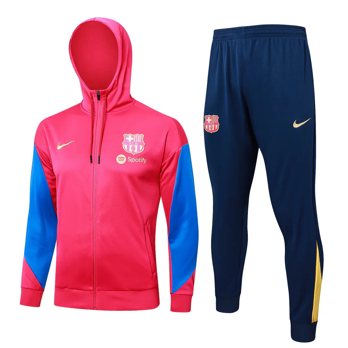 Barcelona Pink and Dark Blue Tracksuit