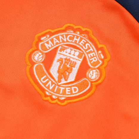 Manchester United Dark Blue and Orange Tracksuit