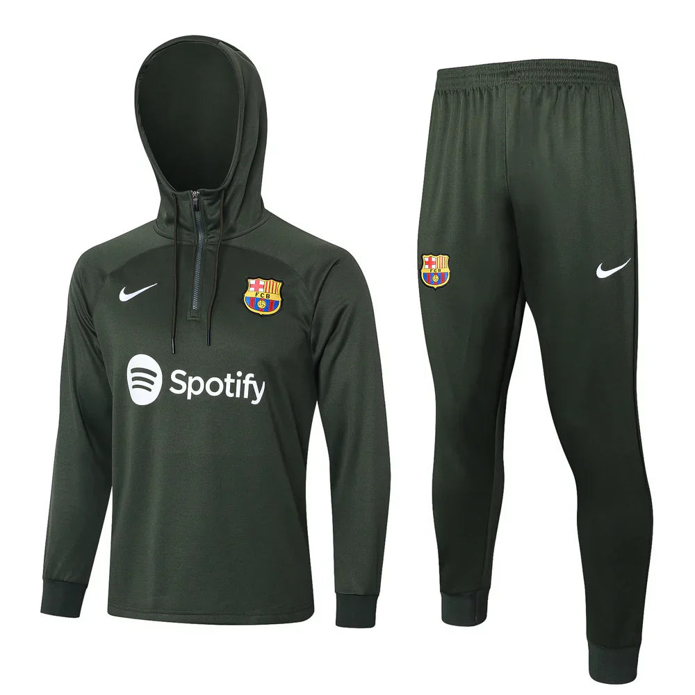 Barcelona Military Green Tracksuit