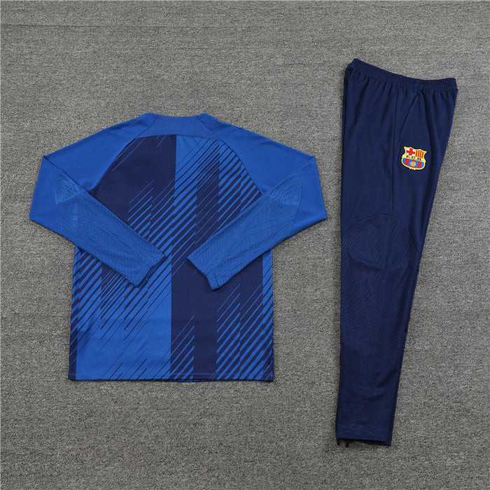 Barcelona Dark Blue and Blue Tracksuit