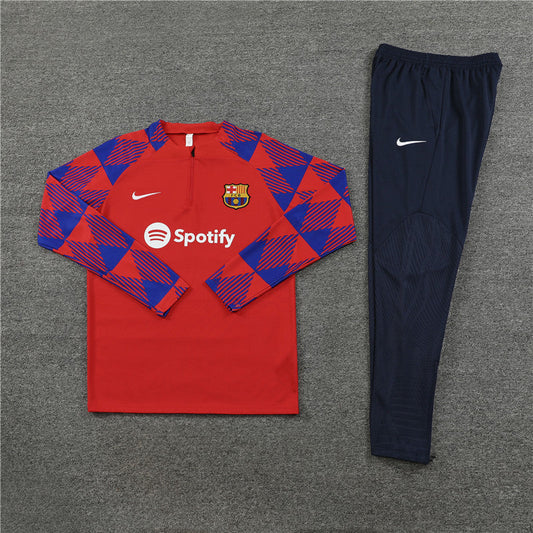 Barcelona "Crimson Checkmate" Tracksuit