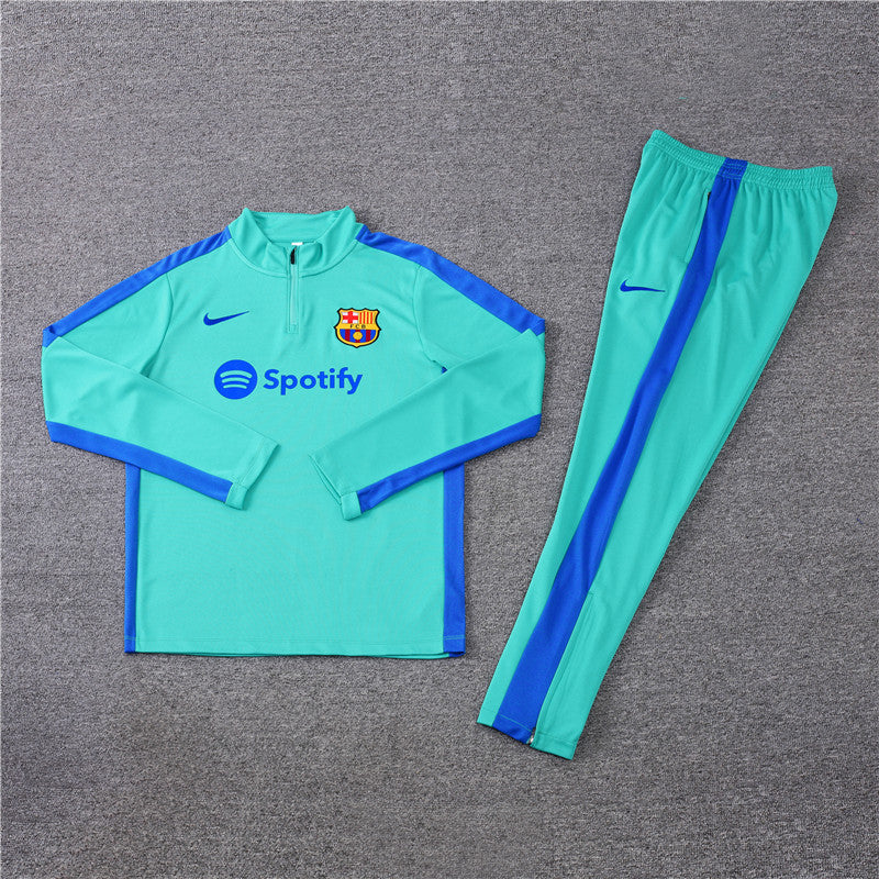 Barcelona Mint and Blue Tracksuit
