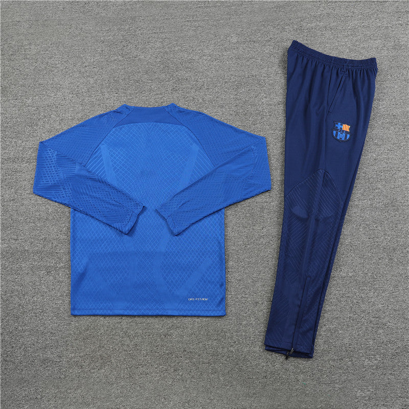 Barcelona Dark Blue and Blue Tracksuit
