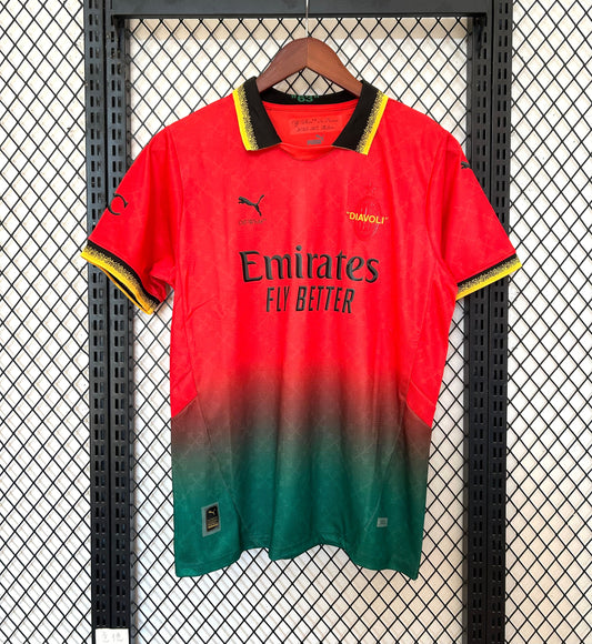 AC Milan x OFF White 2024-2025 Pre Match Jersey