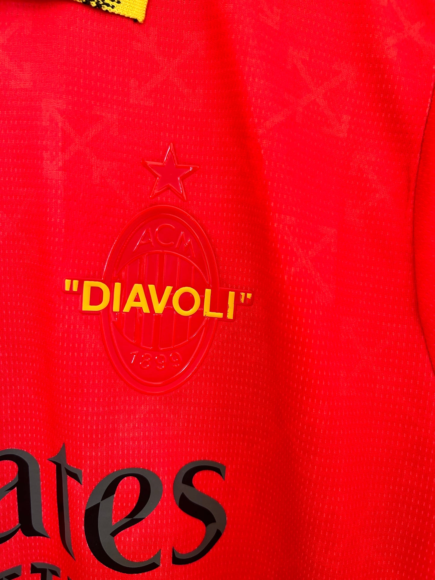 AC Milan x OFF White 2024-2025 Pre Match Jersey