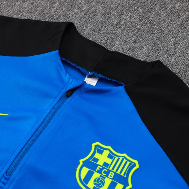 Barcelona Black and Blue Tracksuit