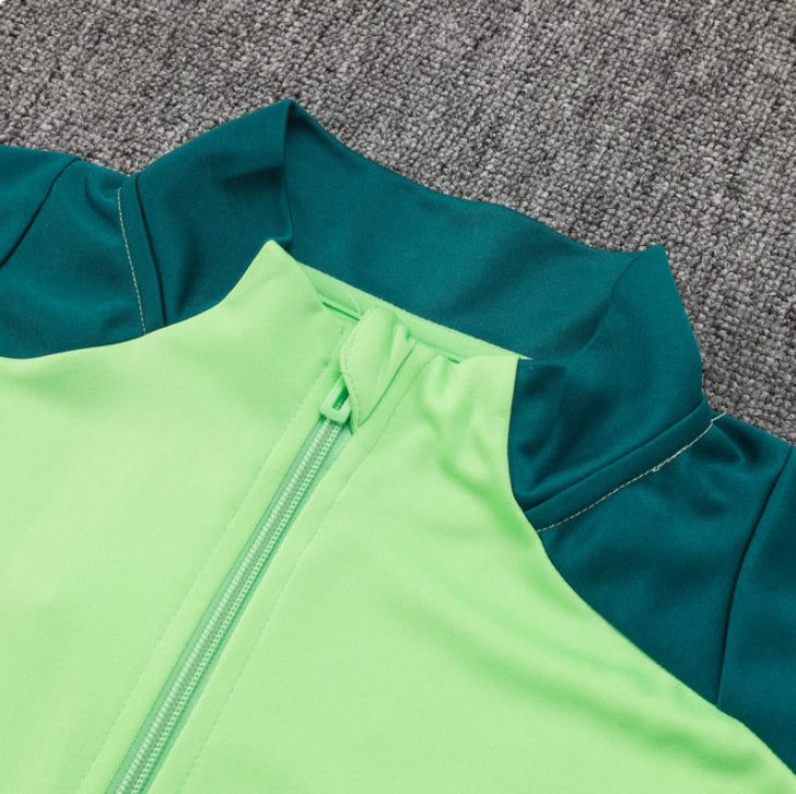 Mexico Dark Red and Mint Green Tracksuit