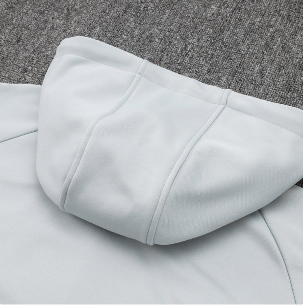 Barcelona White and Dark Green Tracksuit