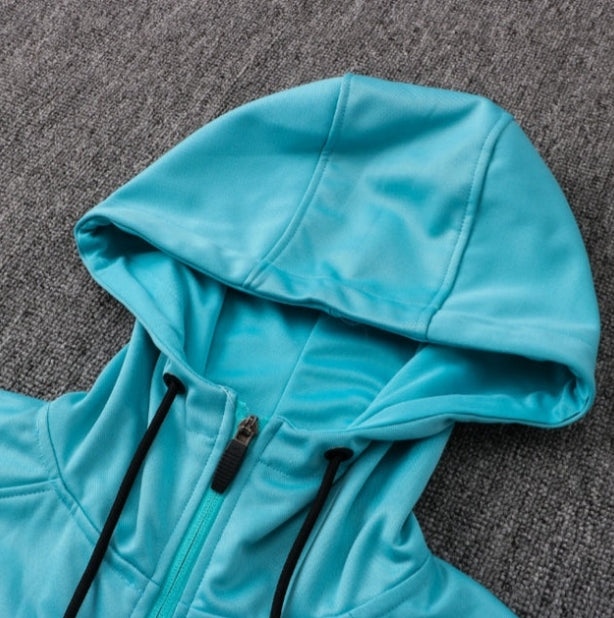 Inter Milan Turquoise and Black Tracksuit