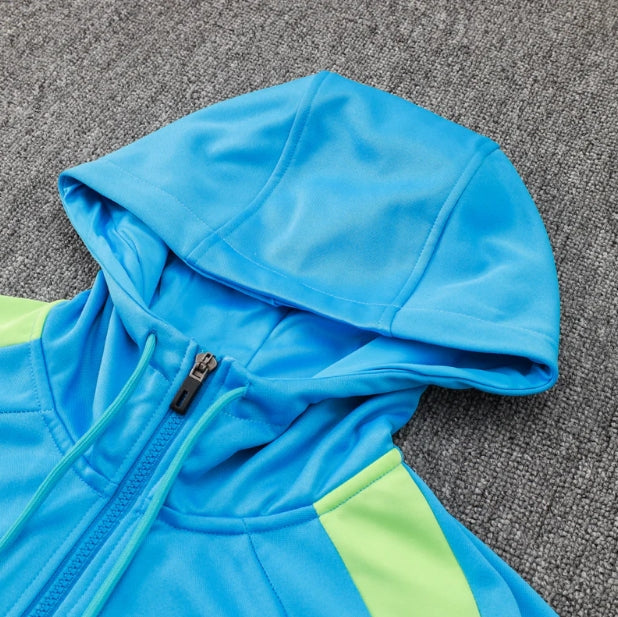 Brazil Light Blue and Dark Blue Tracksuit