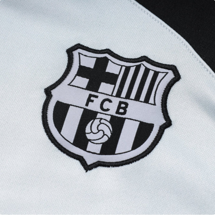 Barcelona White and Black Tracksuit