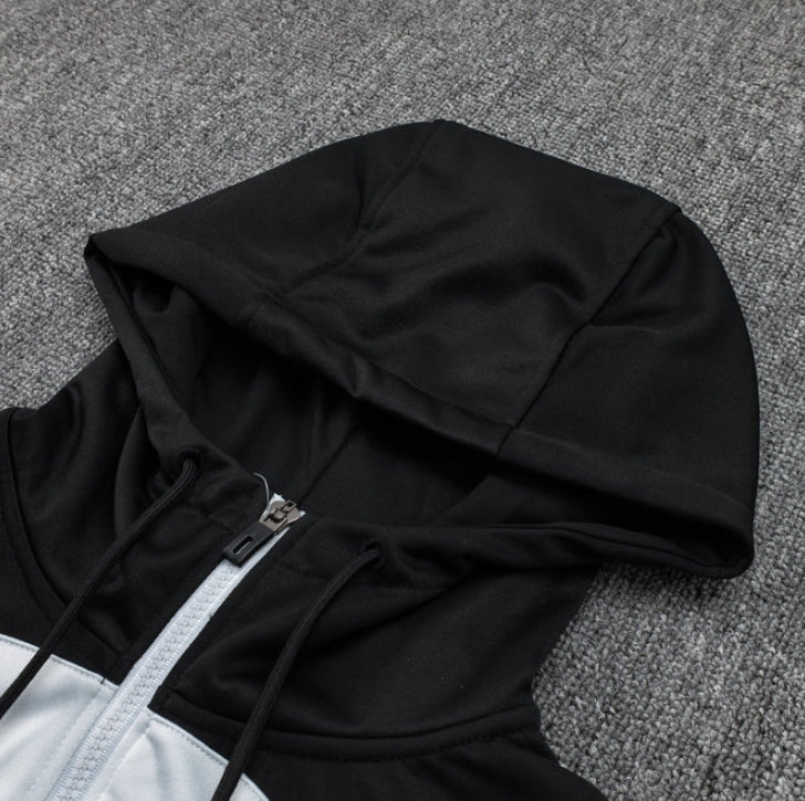 Barcelona White and Black Tracksuit