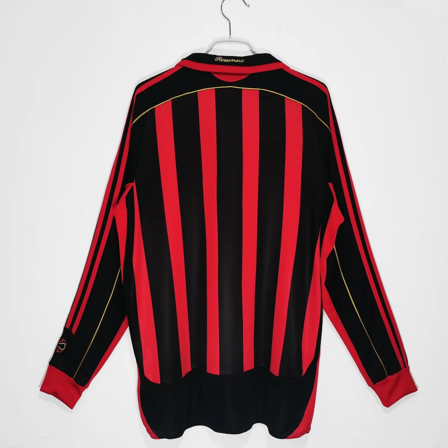 AC Milan 2007-2008 Retro Long Sleeve Home Jersey