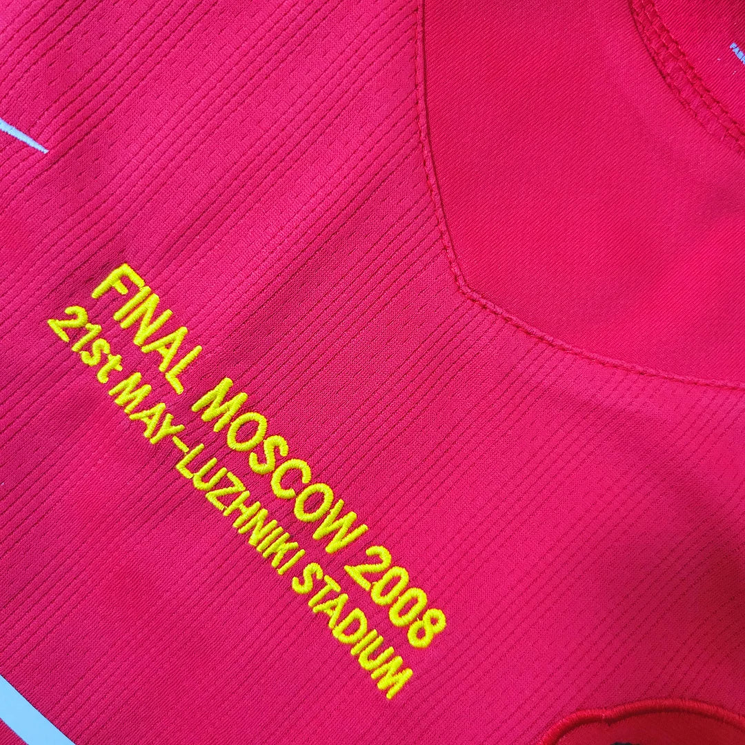 2007/2008 Retro Manchester United Home Champions League Jersey