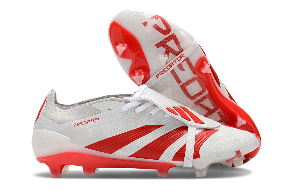 Adidas Predator Accuracy+ Shoes - White | Red