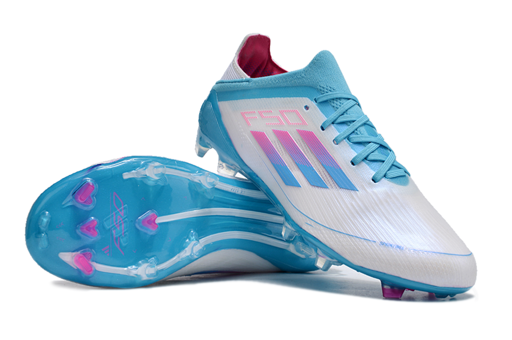 Adidas F50 | Pure White | Pacific Blue