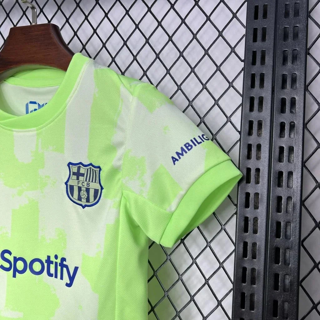 24/25 Barcelona Third Away Kit Kids Size