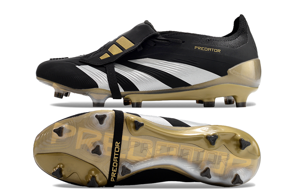 Adidas Predator Elite Shoes - Black | Gold | White
