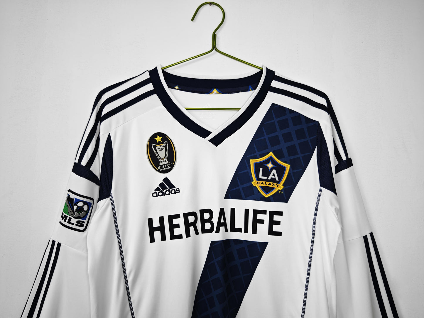 LA Galaxy 2011-2012 Retro Long Sleeve Home Kit