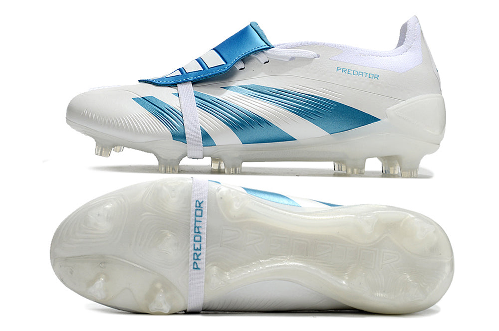 Adidas Predator Accuracy+ Shoes - White | Metallic Blue