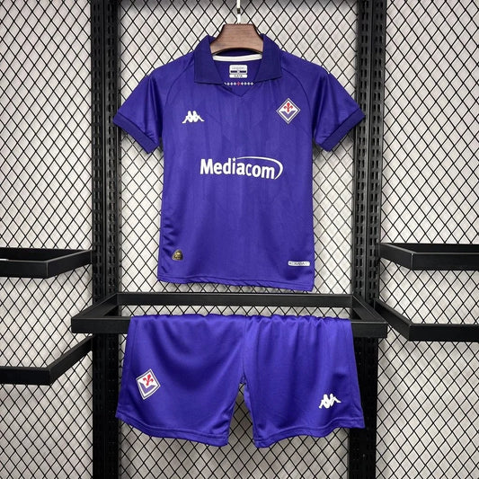 24/25 Fiorentina Home Kit Kids Size