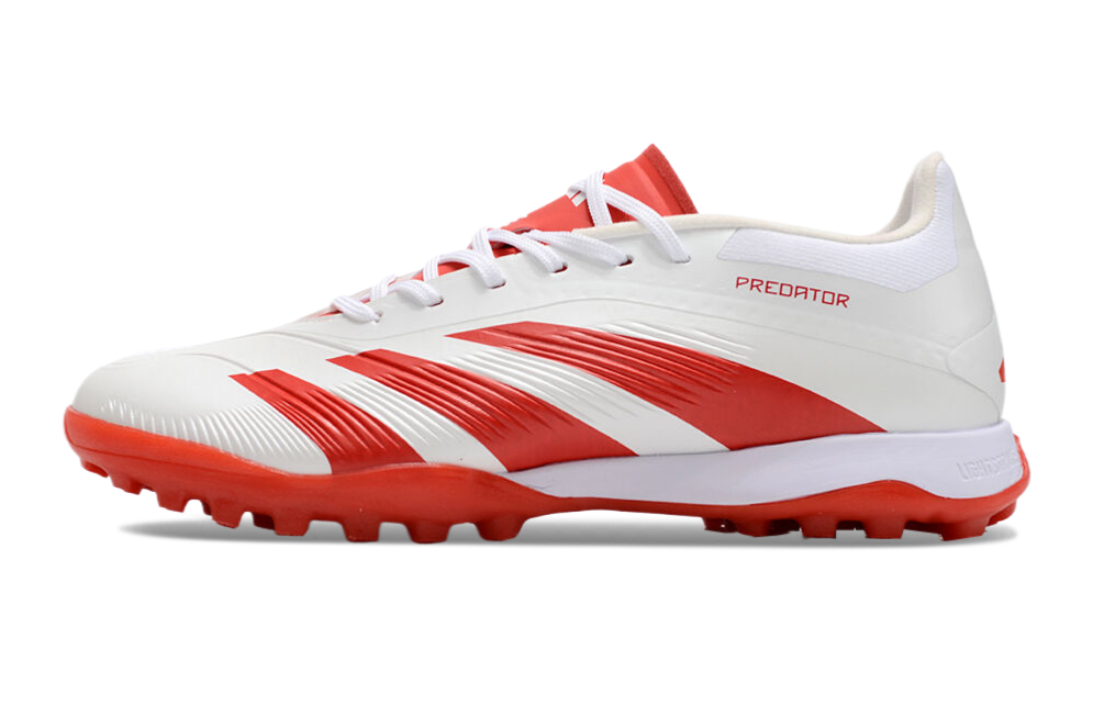 Adidas Predator 24 Elite Indoor Shoes - Ruby Red | Snow White