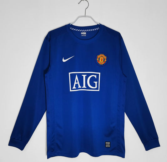 Manchester United 2008-2009 Retro Long Sleeve Away Kit