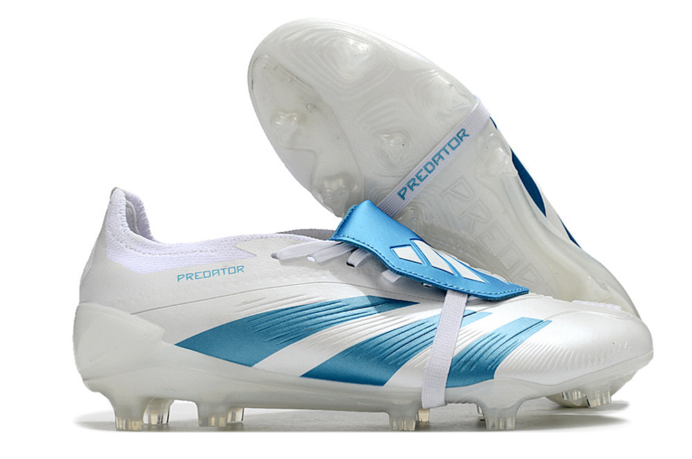 Adidas Predator Accuracy+ Shoes - White | Metallic Blue
