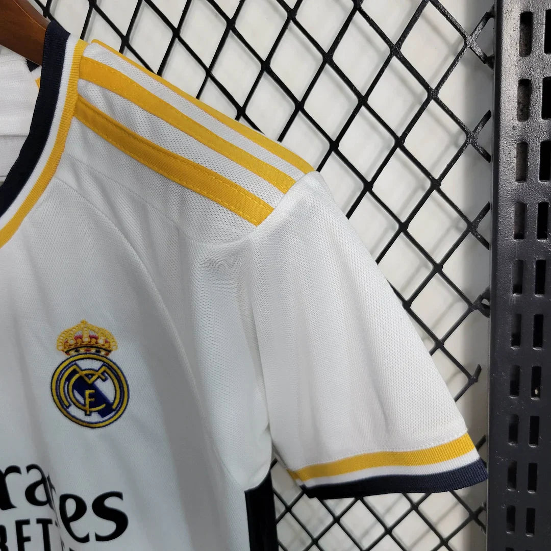 23/24 Real Madrid Home Kit Kids Size