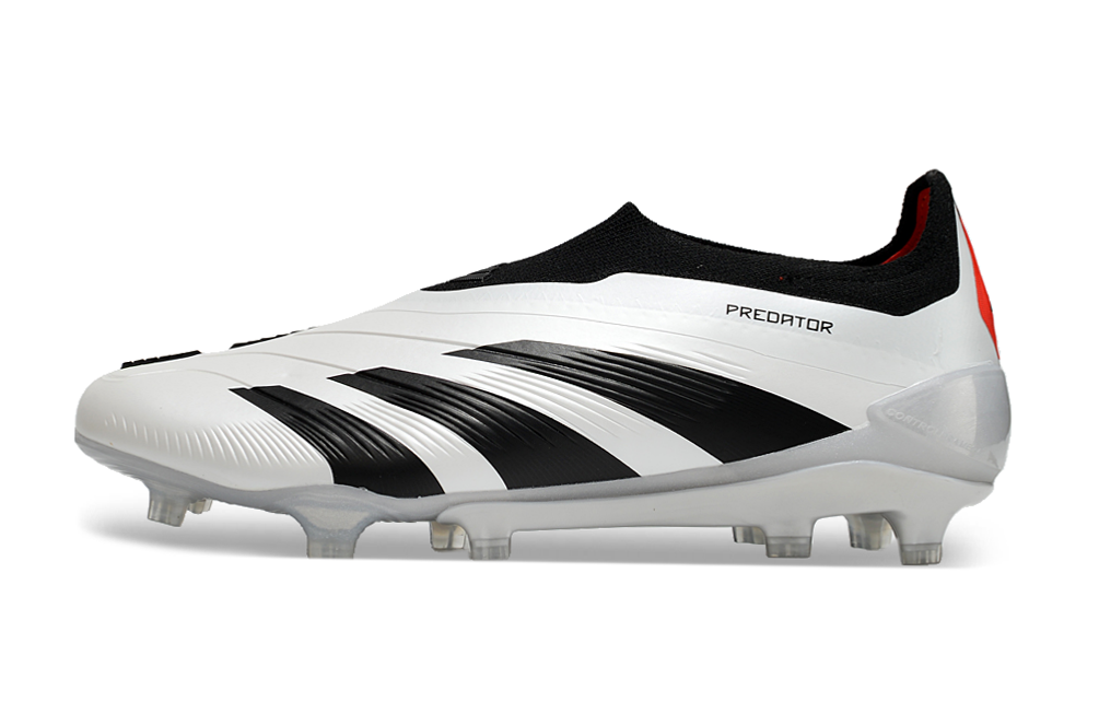 Adidas Predator Accuracy | Pure White | Black | Laceless