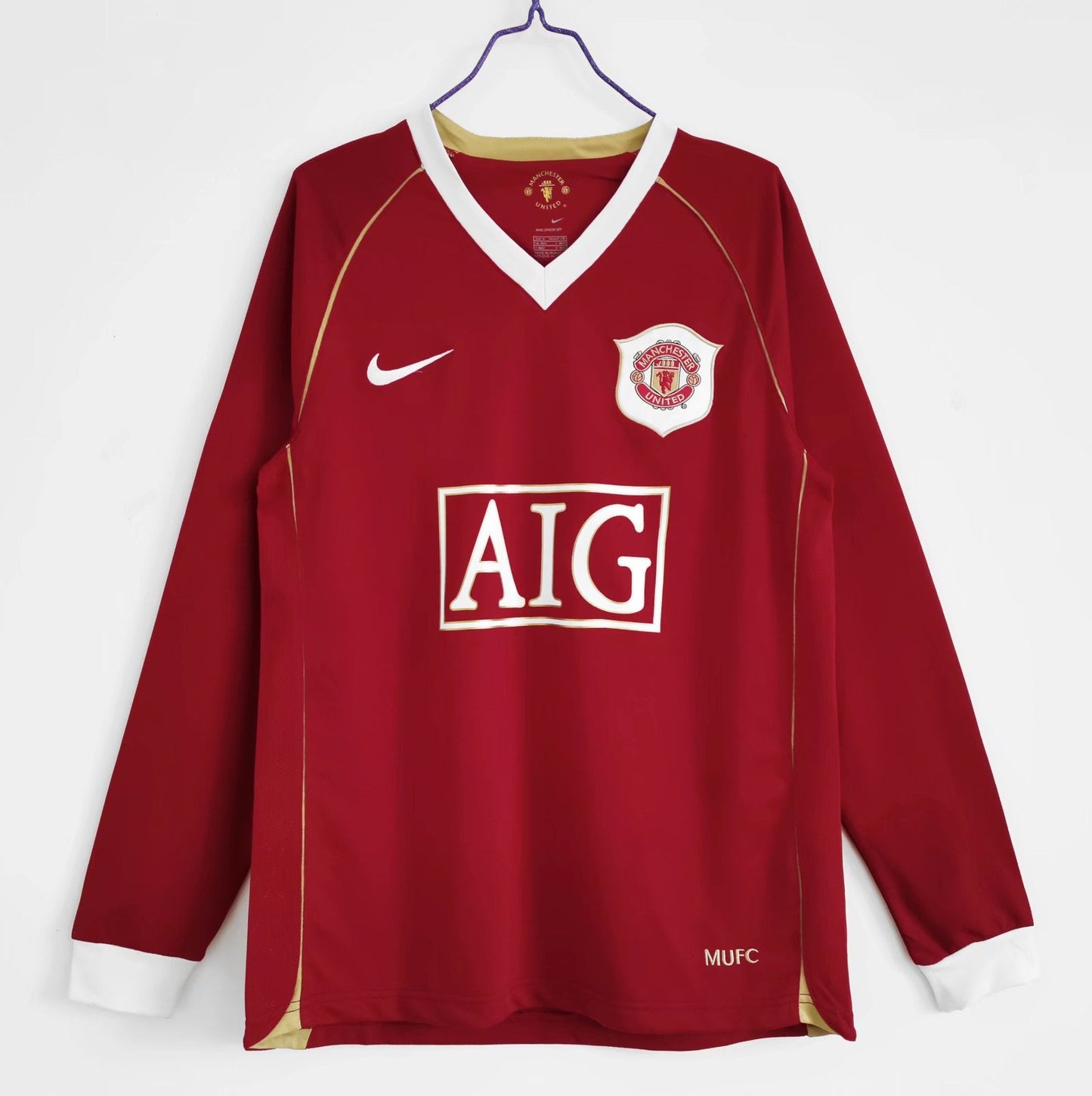 Manchester United 2006-2007 Retro Long Sleeve Home Kit