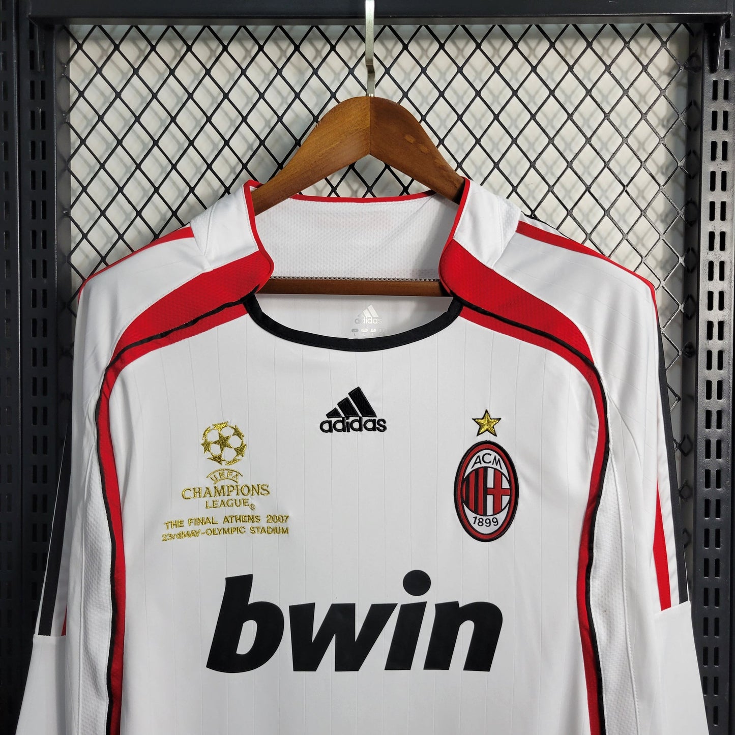 AC Milan 2007 Retro UCL Long Sleeve Away Kit