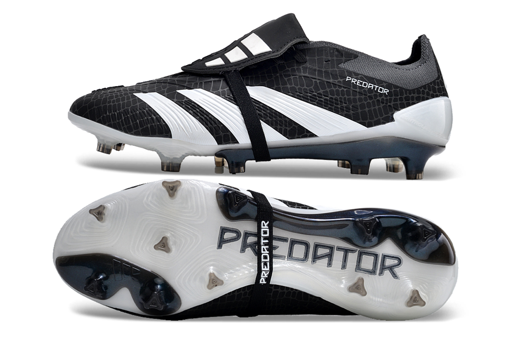 Adidas Predator Accuracy+ Shoes - Obsidian Black | White