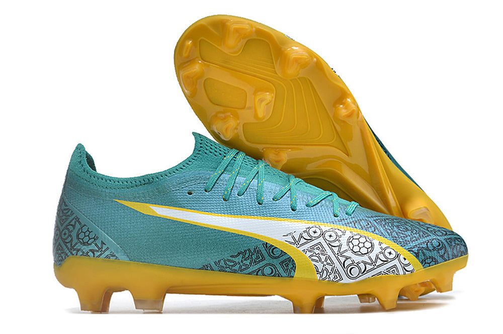 Puma Future Ultimate - Ocean Green | Sahara Yellow