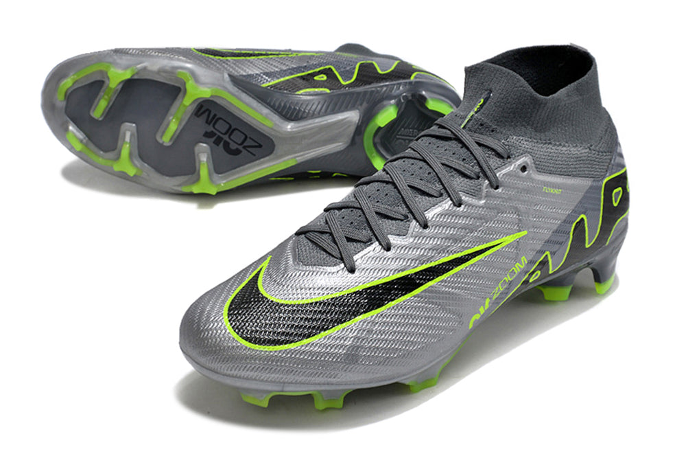 Nike Mercurial Superfly - Fossil Gray | Jet Black | Chartreuse Green
