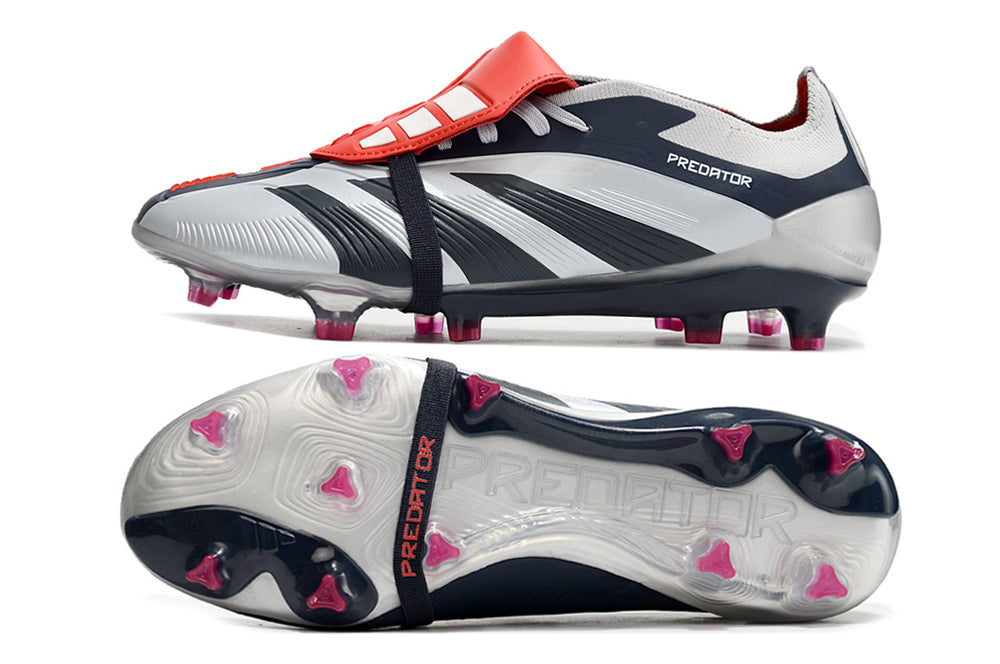 Adidas Predator Elite Shoes - Black | Light Gray | Red
