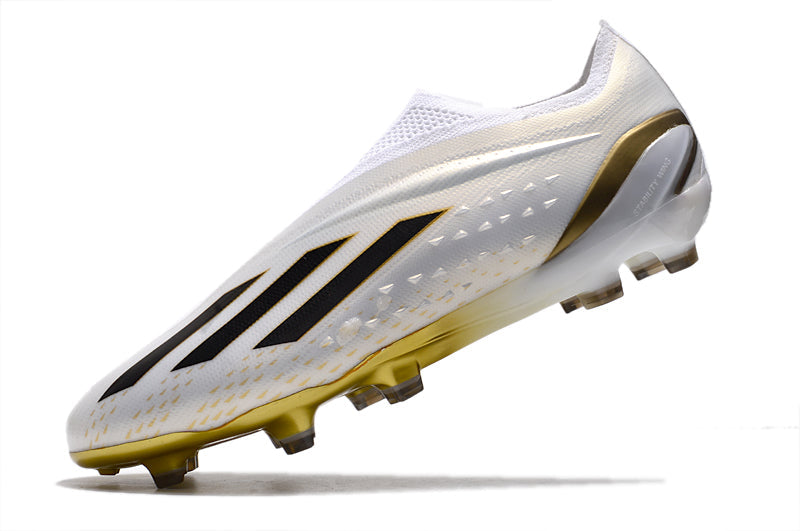 Adidas X Speedportal | White | Gold | Black | Laceless
