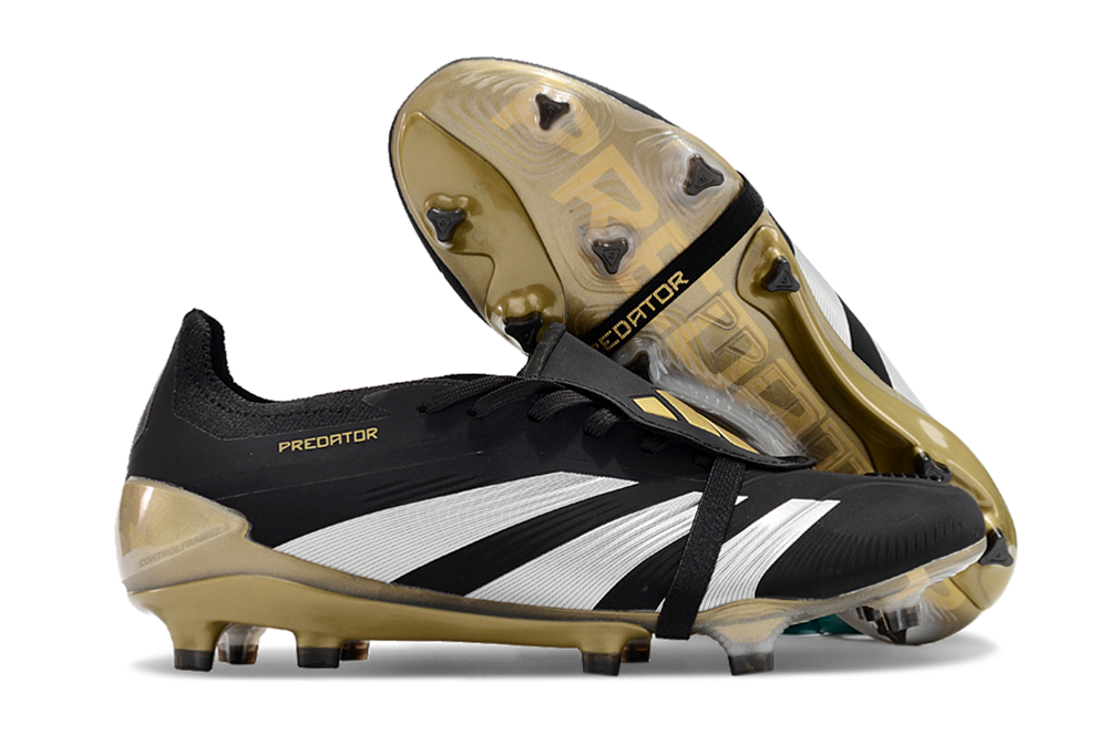 Adidas Predator Elite Shoes - Black | Gold | White