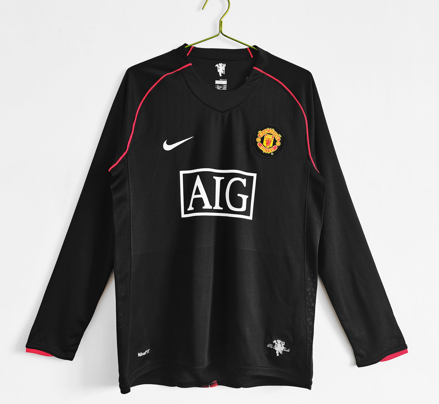 Manchester United 2007-2008 Retro Long Sleeve Away Kit