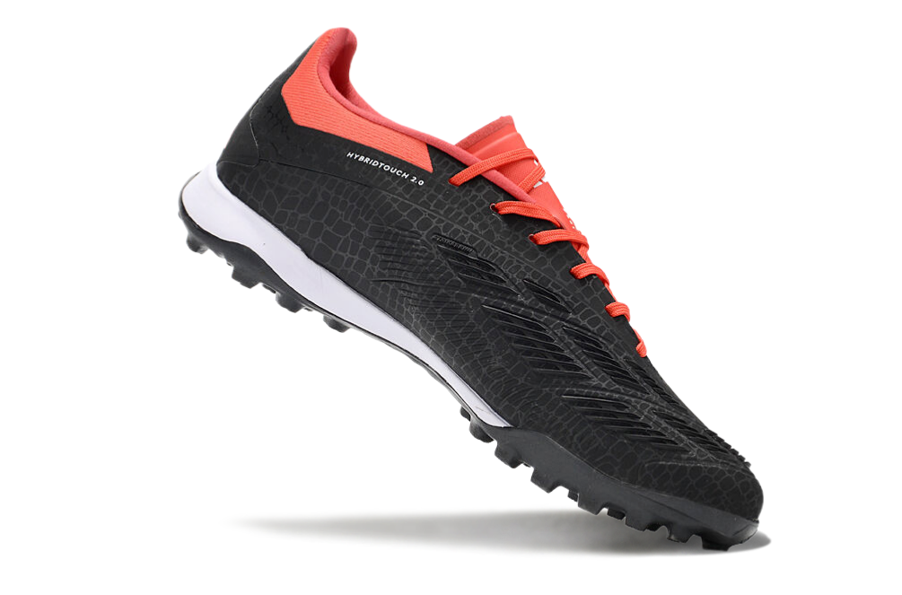 Adidas Predator 24 Elite Indoor Shoes - Jet Black | Currant Red | White