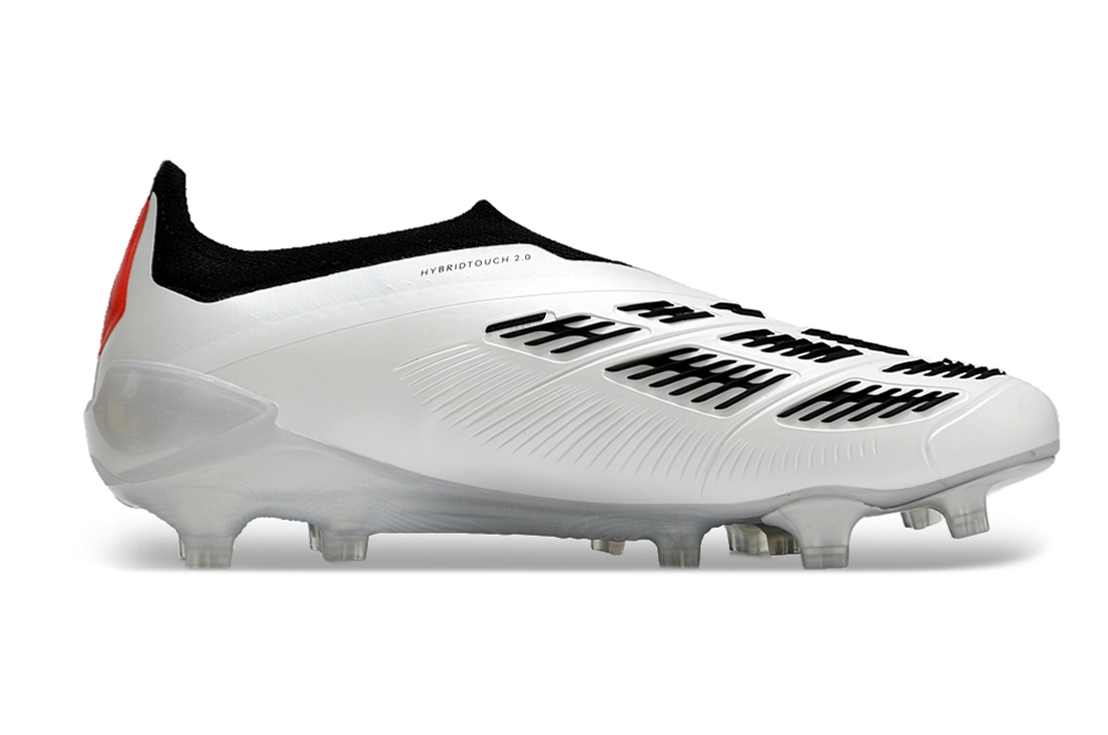 Adidas Predator Accuracy | Pure White | Black | Laceless