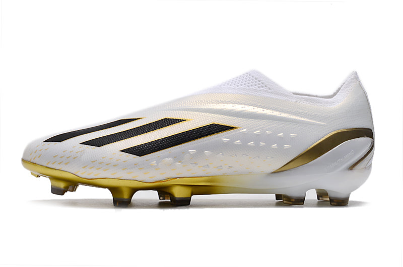 Adidas X Speedportal | White | Gold | Black | Laceless