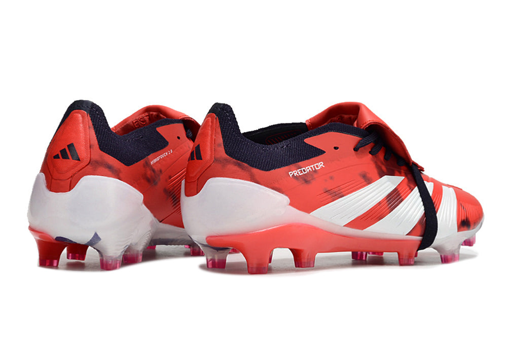 Adidas Predator Accuracy+ Shoes - White | Crimson Red