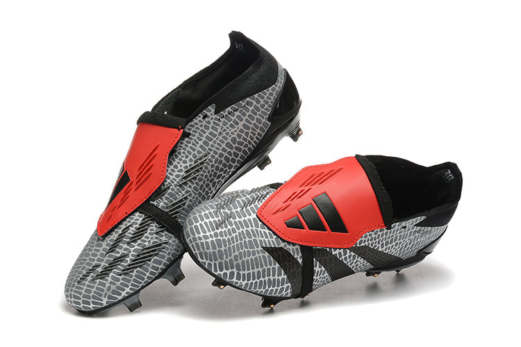 Adidas Predator Accuracy+ Shoes - Gray | Black | Red