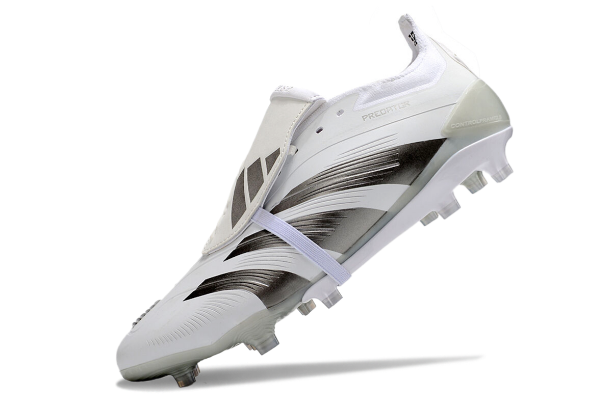 Adidas Predator Accuracy+ Shoes - White | Cloud Gray