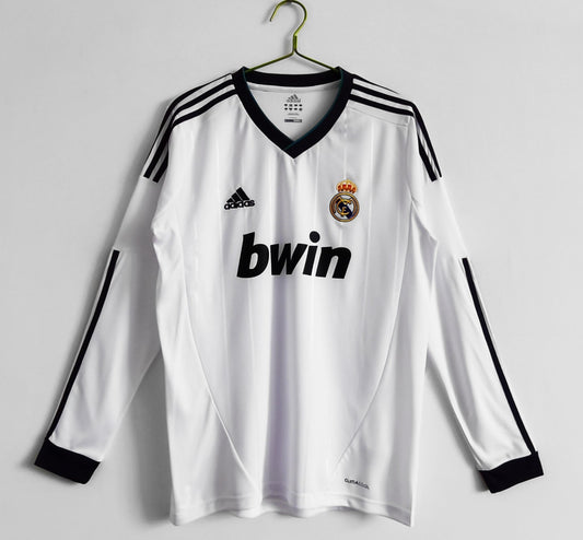 Real Madrid 2012-2013 Retro Long Sleeve Home Kit