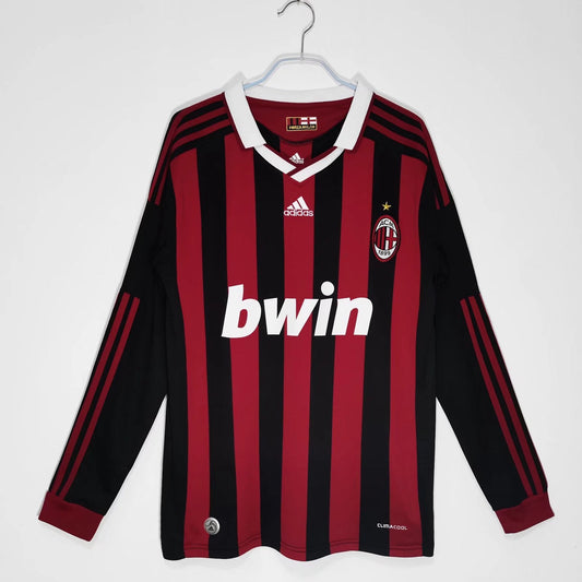 AC Milan 2008-2009 Retro Long Sleeve Home Kit