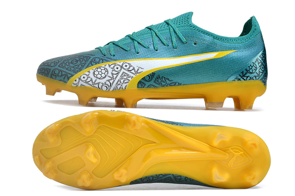 Puma Future Ultimate - Ocean Green | Sahara Yellow