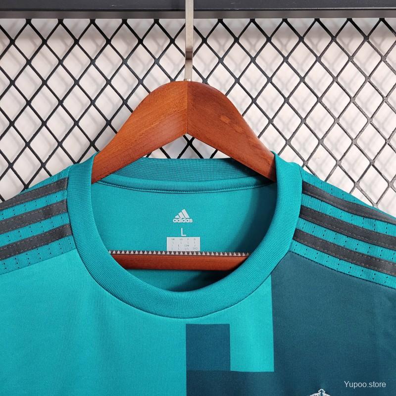 Real Madrid 2017-2018 Retro Third Kit Long Sleeve